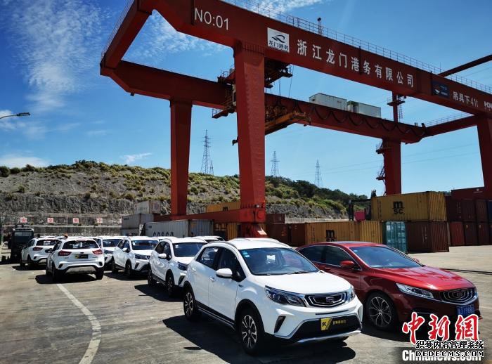 浙江台州二手车出口 台州海关供图 