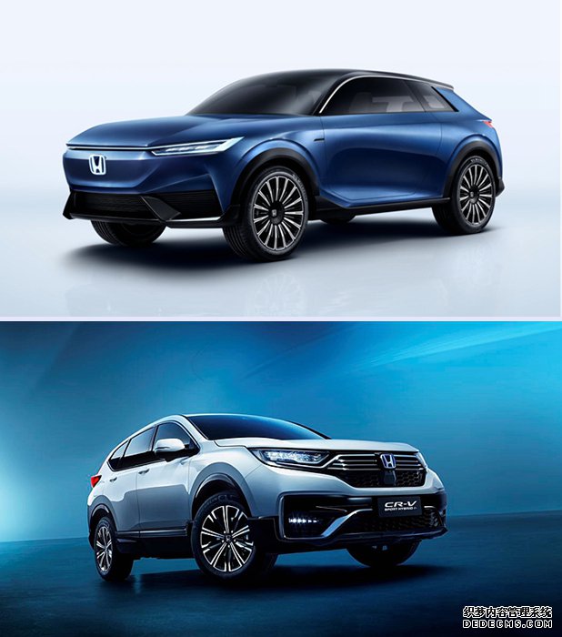 Honda首款纯电动概念SUV、CR